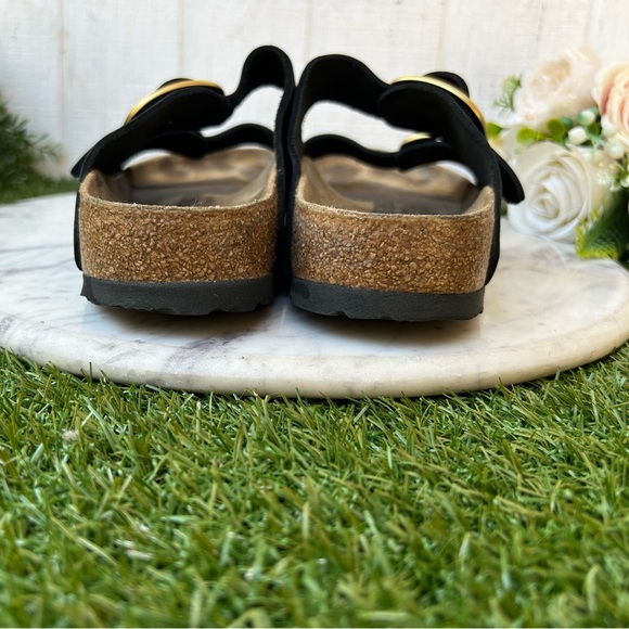 BIRKENSTOCK Arizona Big Buckle Nubuk Leather
Color: Black women Sz 40 US 9-95 - Picture 13 of 16